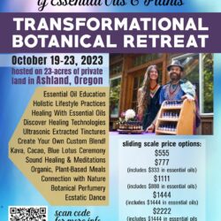 Transformational Botanical Retreat Flyer