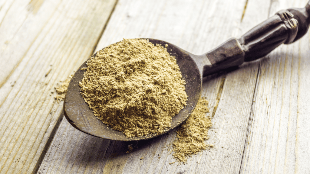 Spoonful Of Ground Kava Root
