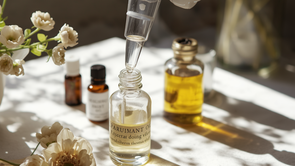 Blending Essential Oils Into A Natural Perfume
